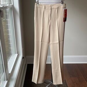 Lafayette 148 New York Beige Women's Trousers